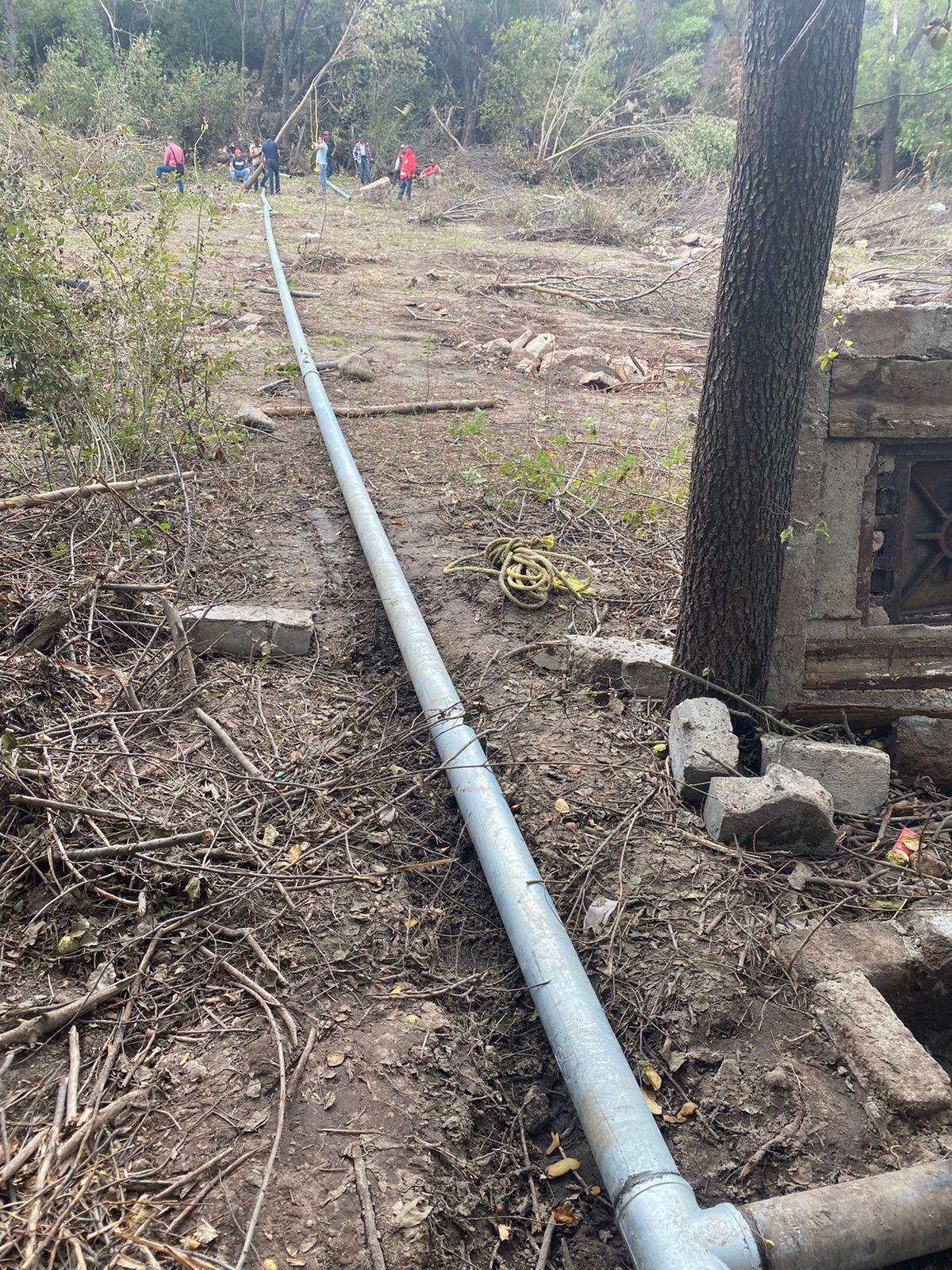 Siguen los trabajos para regresar el agua potable a Genaro Codina