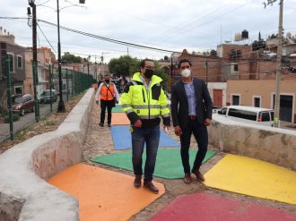 Ayuntamiento entrega obras de calidad en Barrio de La Pinta