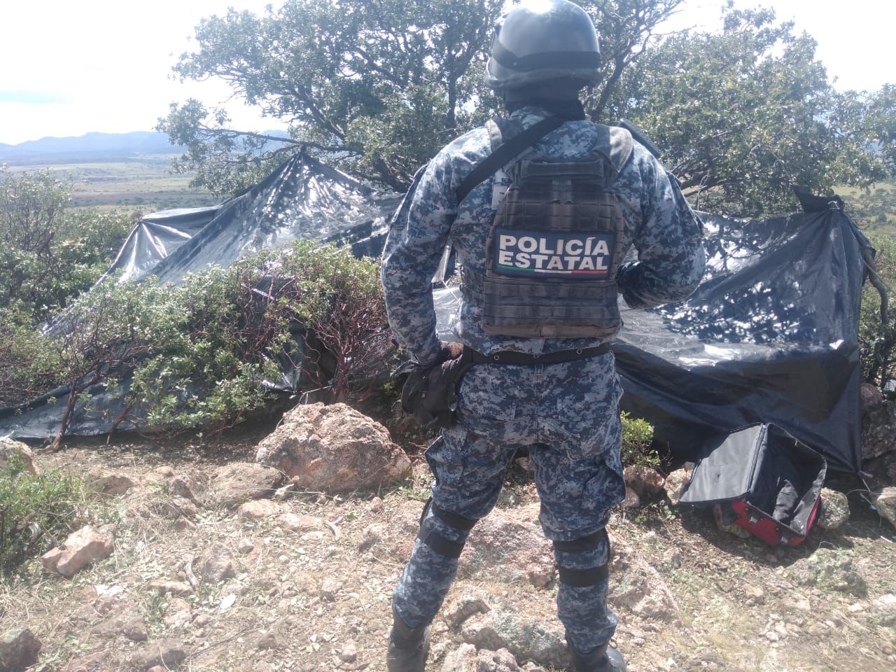 Destruyen en comunidades de Jerez campamentos usados por delincuentes 