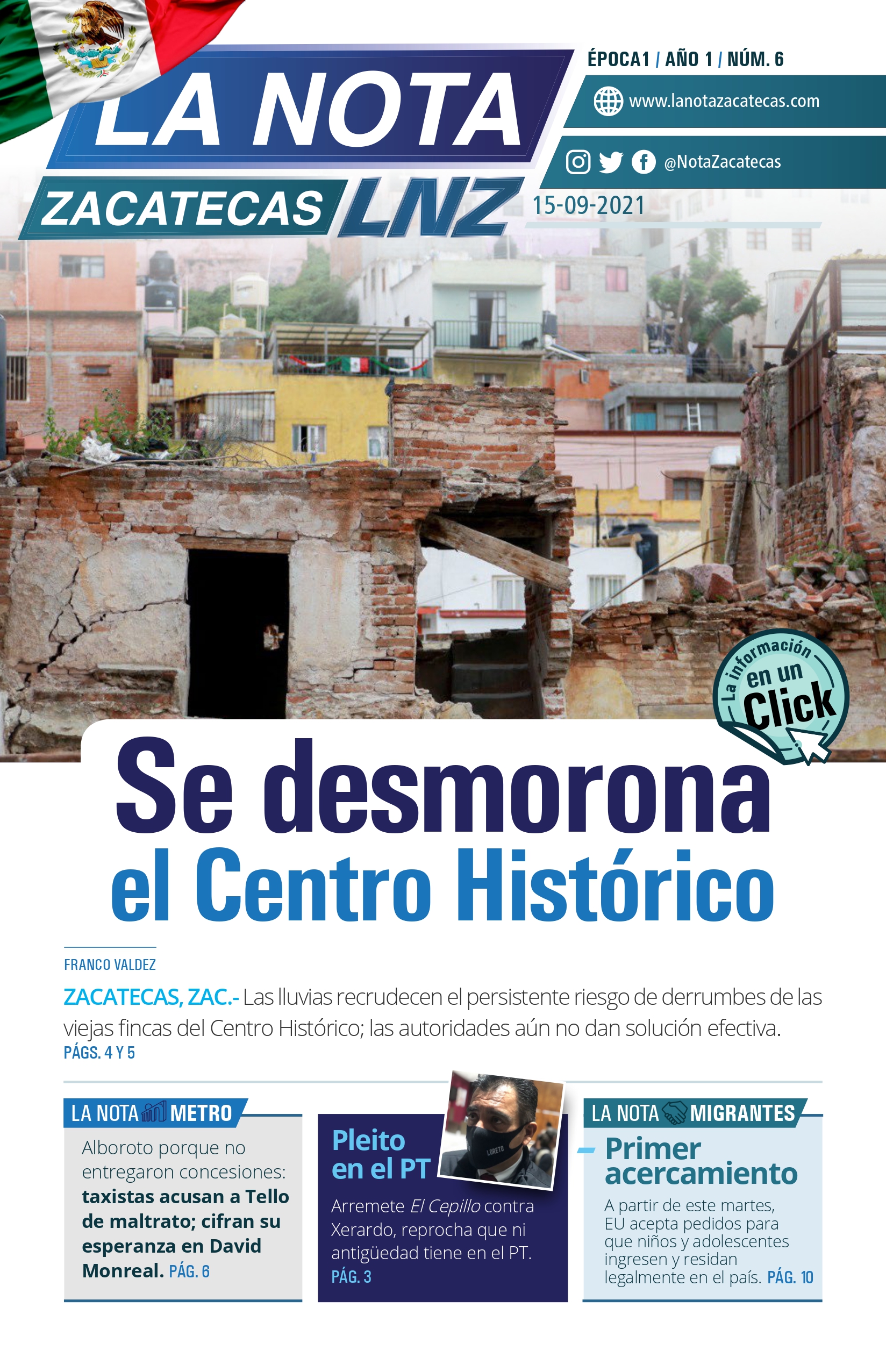 La Nota Zacatecas 15/09/21