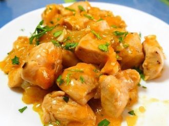 Pollo a la naranja