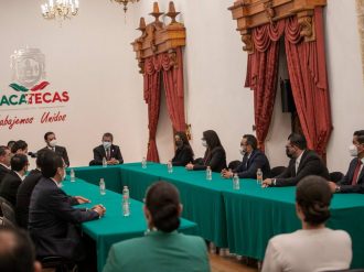 Gobernador David Monreal Ávila recibe el Mando de la Fuerza Pública Estatal