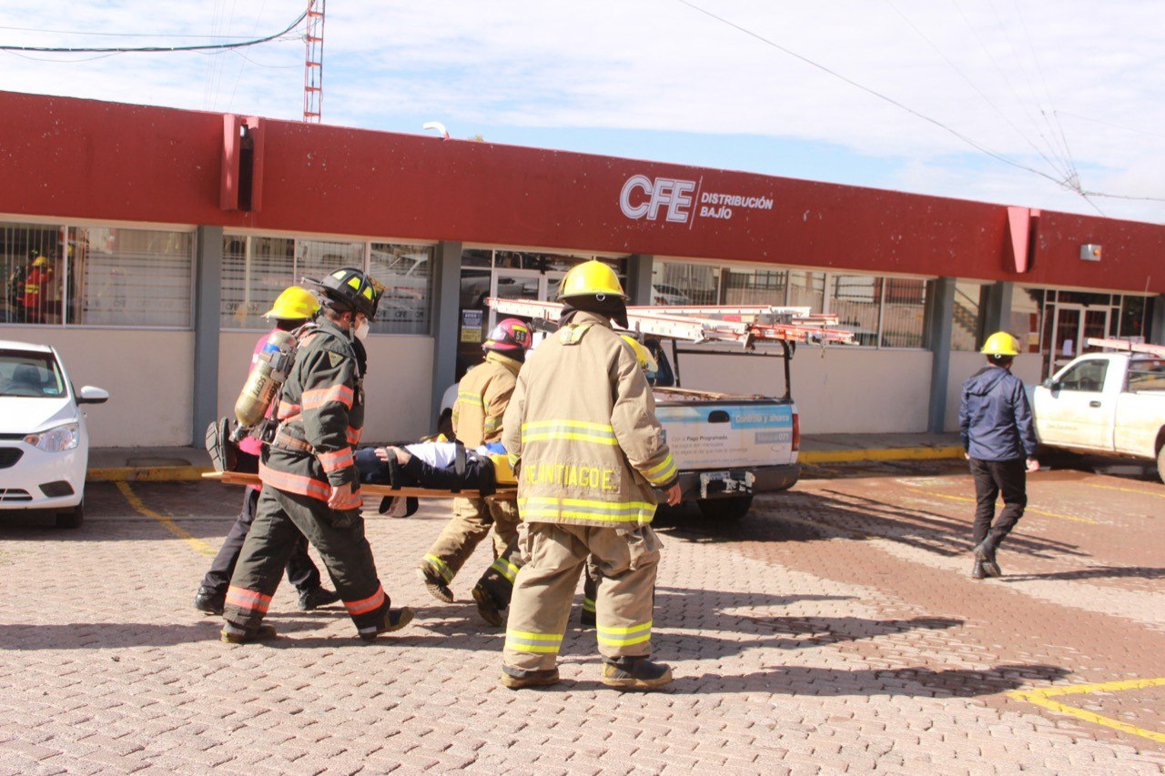 Fomentan cultura de prevención con simulacro.
