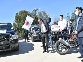 Entrega DMA patrullas a Zacatecas, Guadalupe y Trancoso