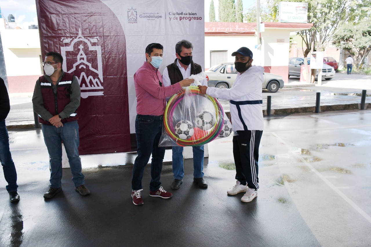 Fomenta Chávez Padilla el deporte en Guadalupe