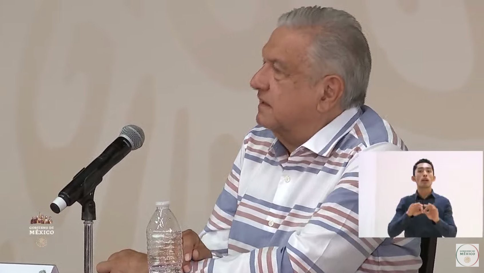 AMLO suspende otro acto público por irrupción de manifestantes