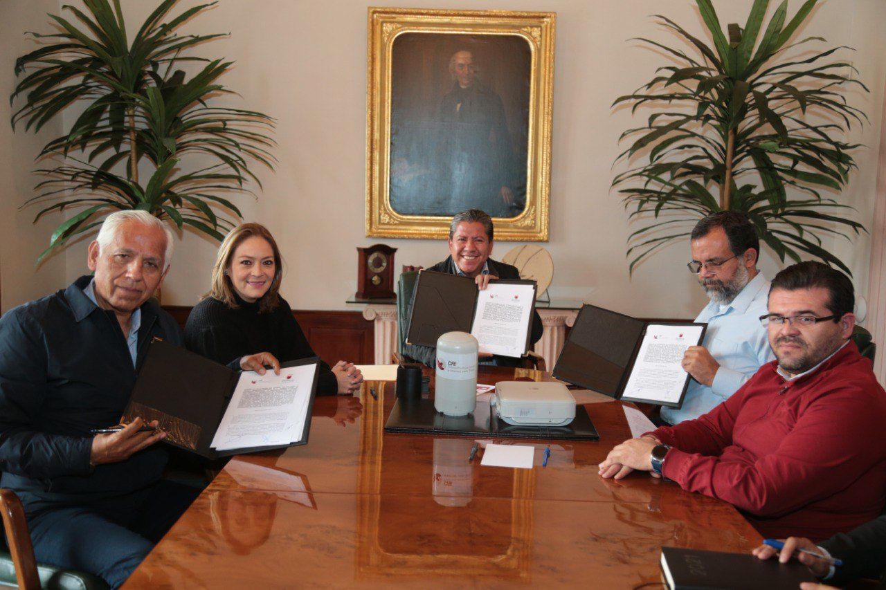David Monreal formaliza convenio con el Gobierno de México