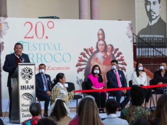 Inaugura Gobernador David Monreal el 20 Festival Barroco de Guadalupe