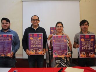 Presentan en Sombrerete cartel y actividades del festival Día de Muertos “Vidas del Pasado”.
