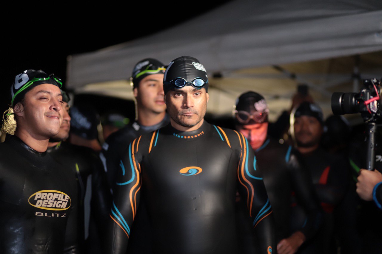 Arranca el ultra mx515 con la disciplina de natación en la presa de Santacruz