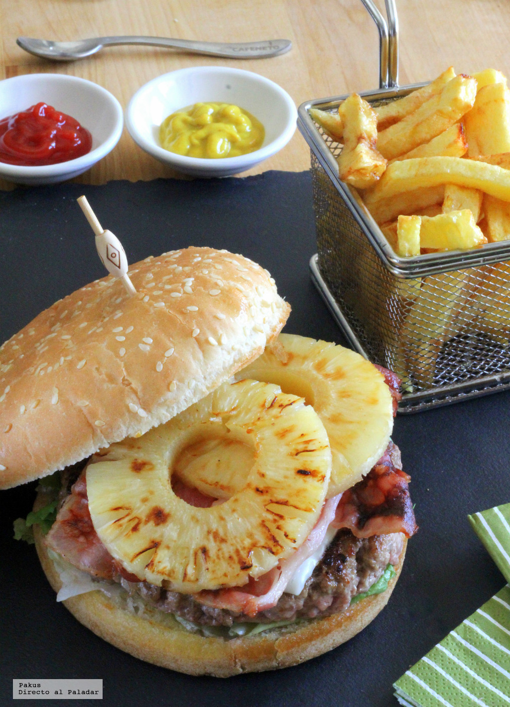 Hamburguesas «big kahuna»