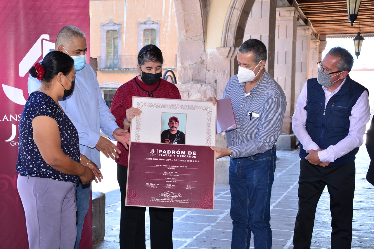 Por la reactivación de Jerez se oficializa el padrón de comerciantes del municipio