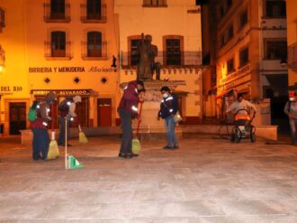 Inician dignificación de espacios públicos en la capital