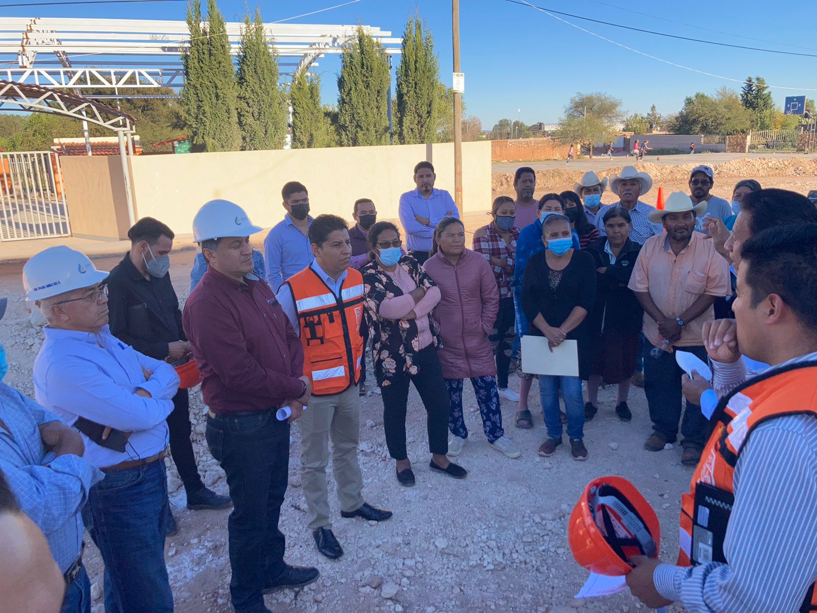 Construye administración de Mario Córdova red de alcantarillado en la Comunidad de Boquilla de Arriba.