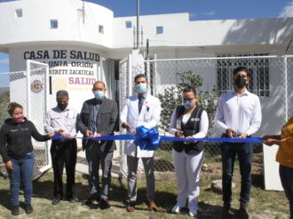Reinauguran casa de salud de la comunidad colonia Orión