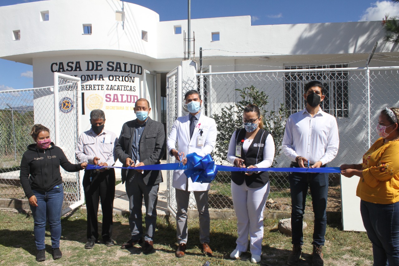 Reinauguran casa de salud de la comunidad colonia Orión