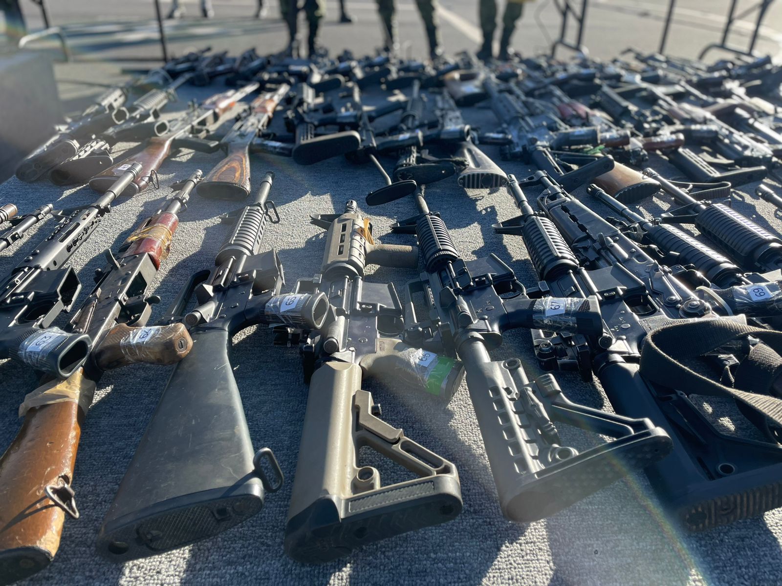 Destruyen armas pertenecientes a grupos delictivos