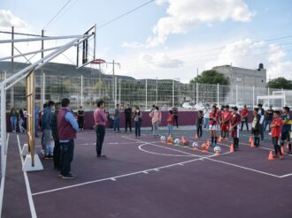 Ayuntamiento de Guadalupe mantiene el compromiso de rehabilitar espacios públicos deportivos