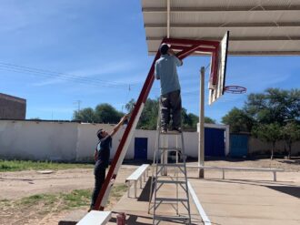 Promueve el Doctor Humberto Salazar la dignificación de espacios públicos en comunidades