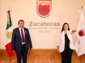 Gaby Pinedo, secretaria de Gobierno de Zacatecas