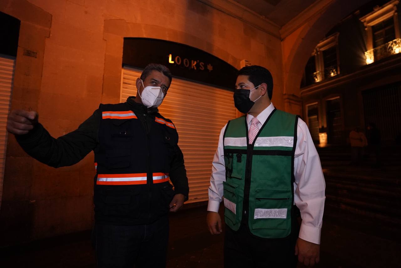 Buscan conservar espacios públicos del centro histórico a través de mantenimientos rutinarios