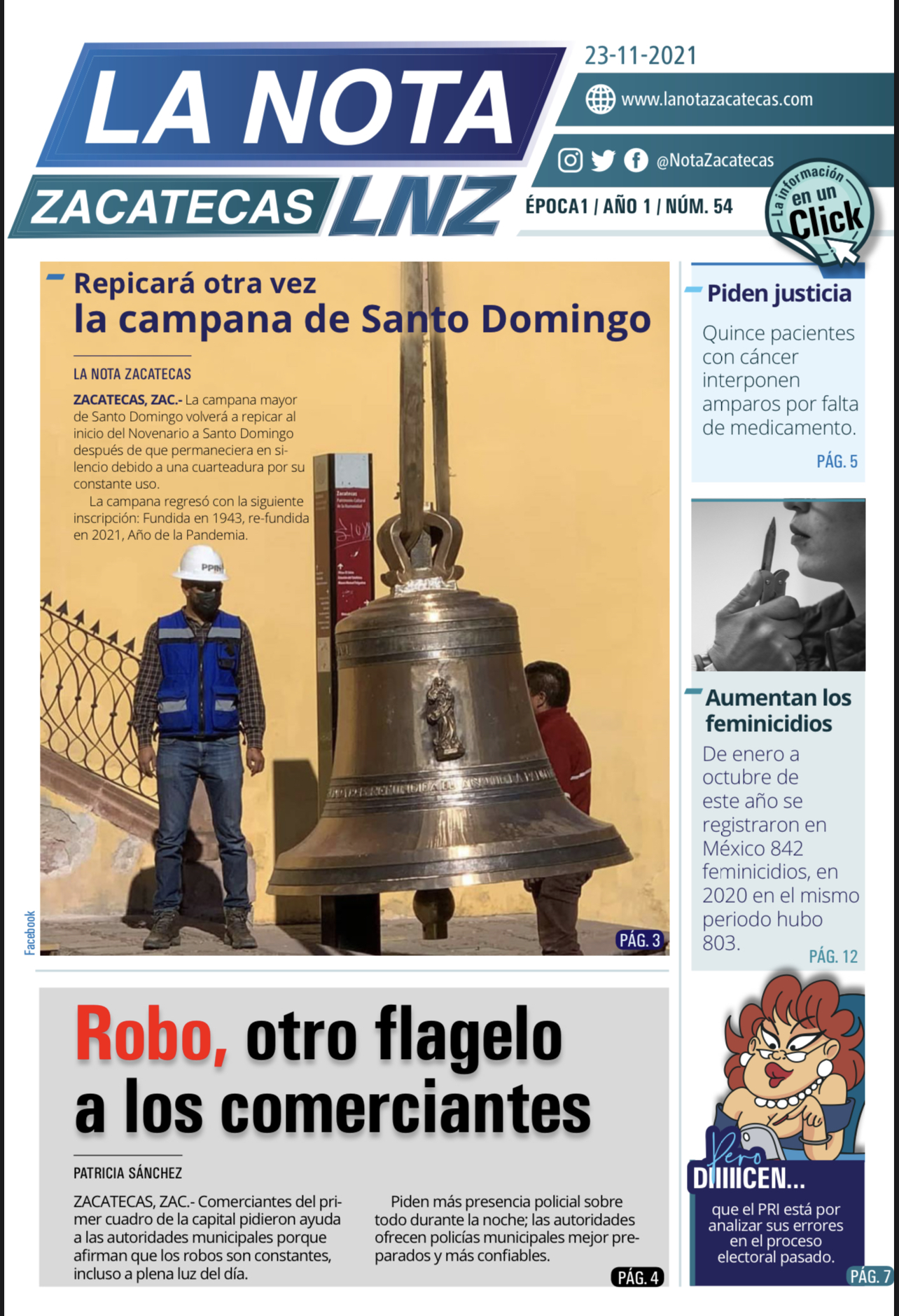 La Nota Zacatecas 23/11/21