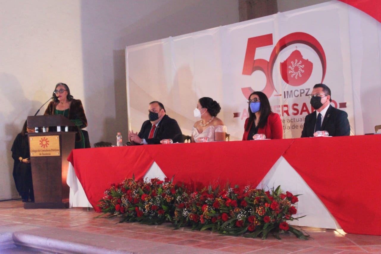 Celebran 50 años del Colegio de Contadores Públicos de Zacatecas