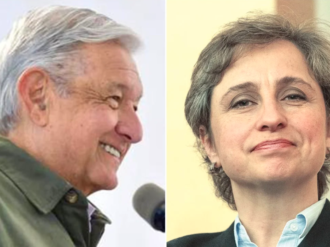 “¡Sereno, moreno! Lea el reportaje y luego platicamos”: Carmen Aristegui a AMLO