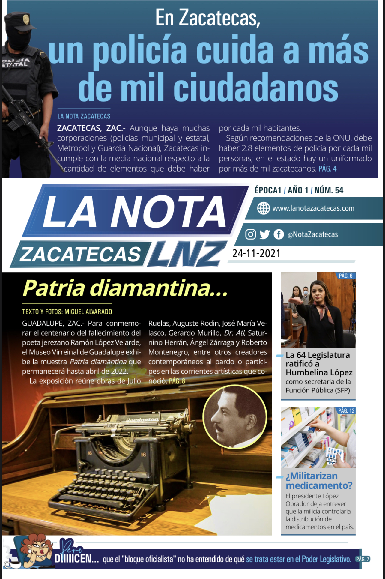 La Nota Zacatecas 24/11/21
