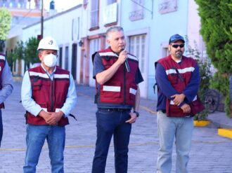 Renuevan calles con intenso bacheo en Jerez