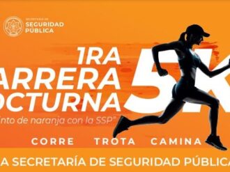 Invita Gobierno de Zacatecas a la Carrera Nocturna 5K “Yo Me Pinto de Naranja con la SSP”