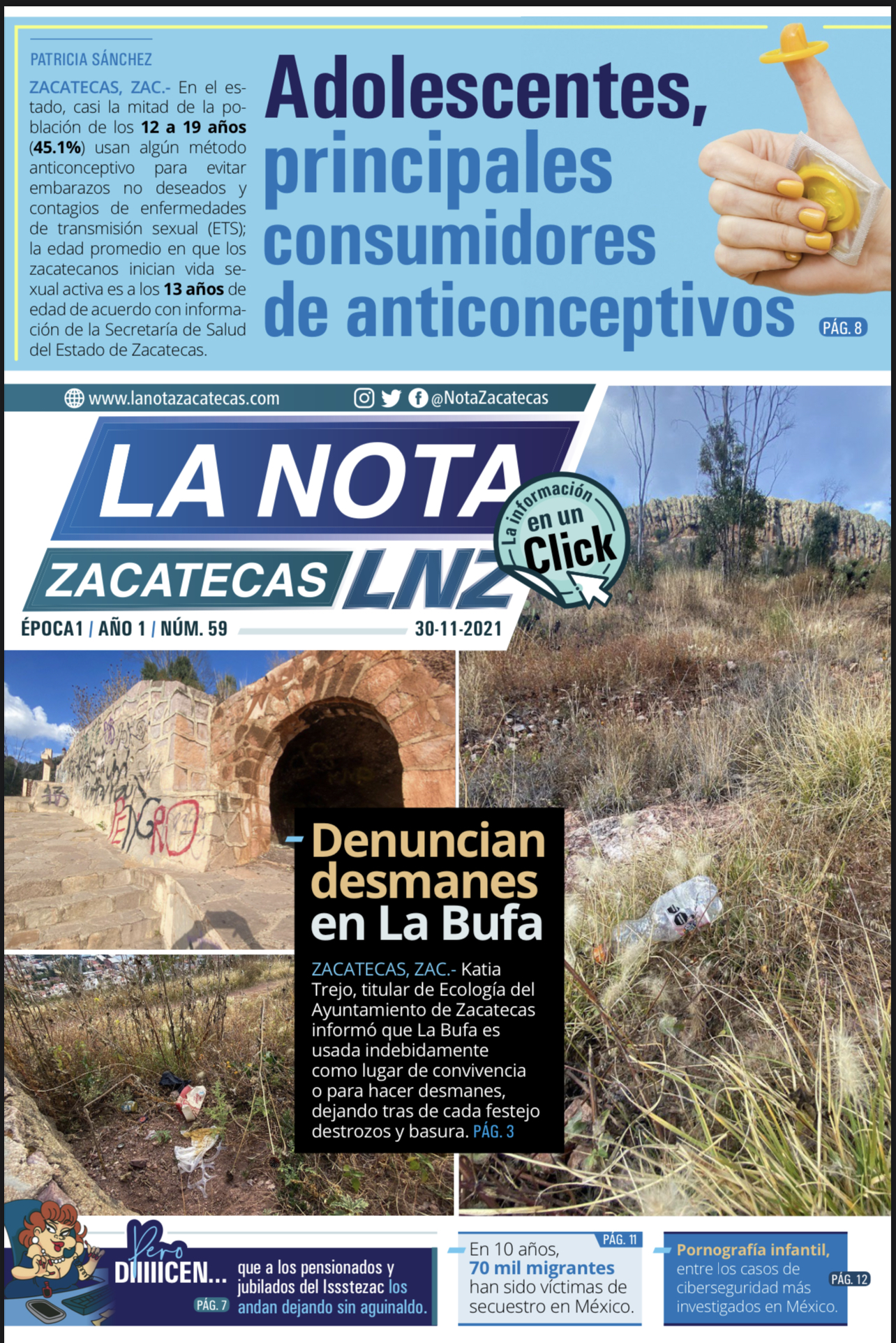 La Nota Zacatecas 30/11/21