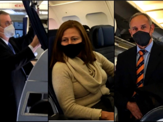 Secretarios de Estado se adelantan en vuelo comercial para Cumbre en Washington