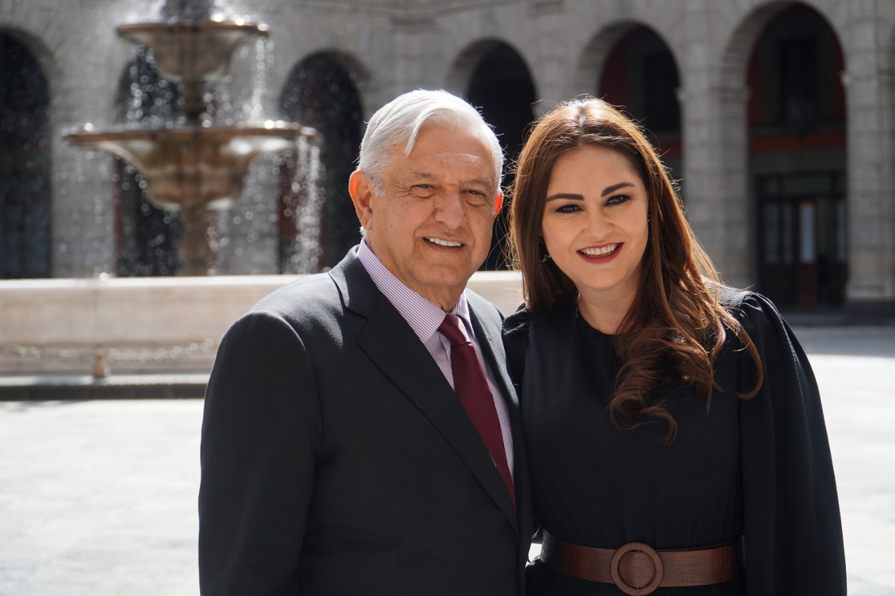 Geovanna Bañuelos cree que la visita de AMLO a Zacatecas ayudará a la recuperación de la paz social