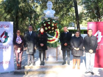 El gobierno del Doctor Humberto Salazar recuerda a Francisco García Salinas en el 235 Aniversario de su Natalicio