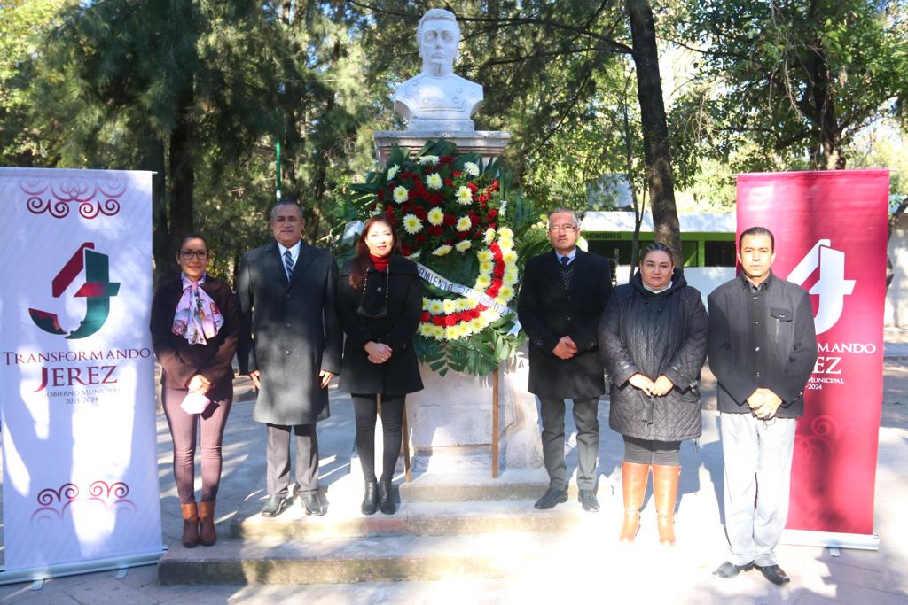 El gobierno del Doctor Humberto Salazar recuerda a Francisco García Salinas en el 235 Aniversario de su Natalicio