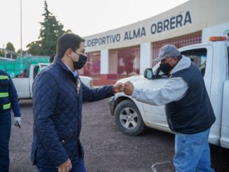 Inician trabajos de rehabilitación en Polideportivo Alma Obrera