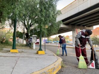 Realiza ayuntamiento capitalino mantenimiento integral a zona metropolitana
