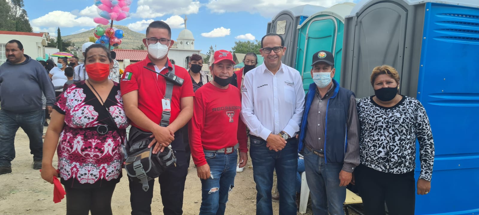 Supervisan operativos sanitarios y de seguridad en el Panteón Municipal de Sombrerete
