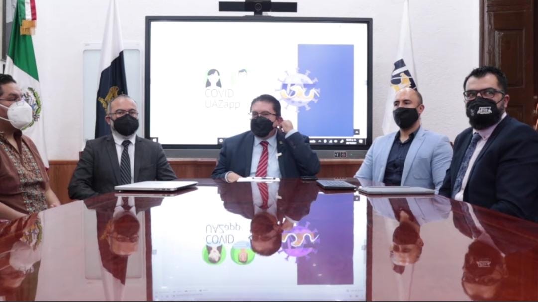 Rector presenta primera etapa de “COVID UAZapp” aplicación que servirá para la protección de toda la comunidad universitaria