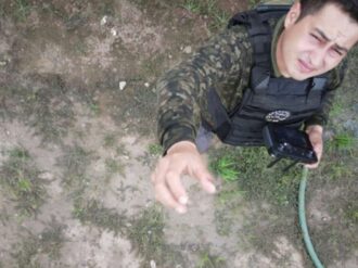 Este es el «Flaco Drones»; identifican en video a miembros del CJNG