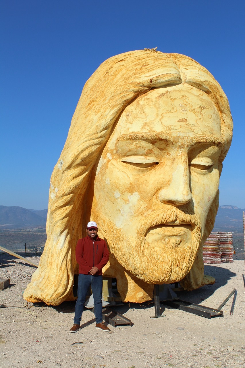 En 45 días estará terminado el Cristo de la Paz