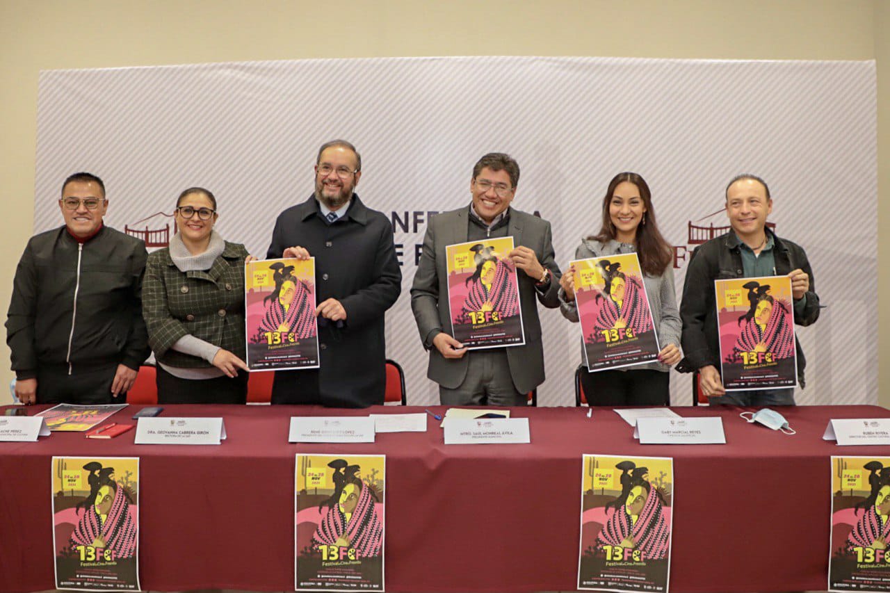 Saúl Monreal presenta décimo tercer Festival de Cine en Fresnillo