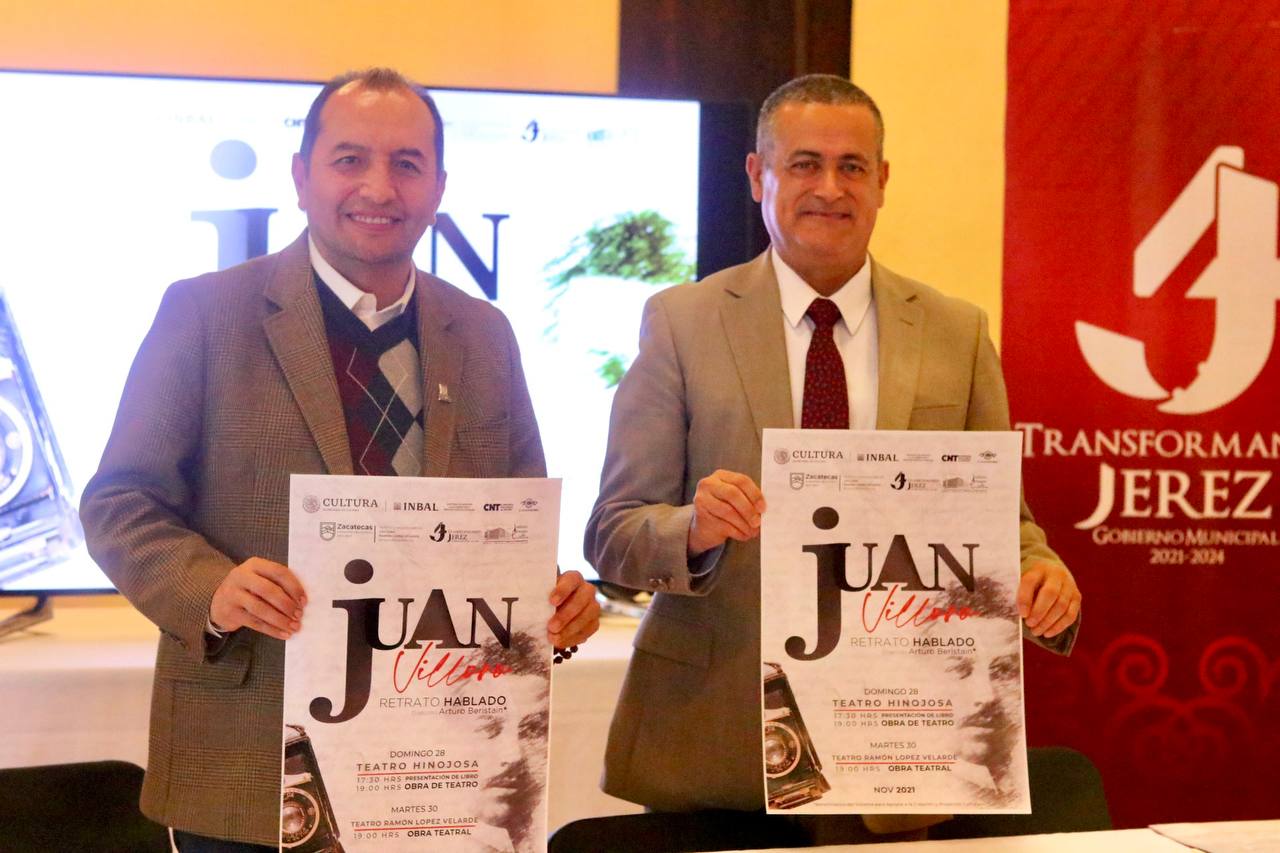 Presentan obra y libro «Retrato Hablado» de Juan Villoro en Jerez