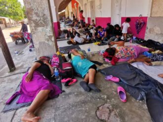 Recibe a migrantes Ayuntamiento de Zanatepec, Oaxaca