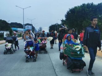 Parte caravana de Veracruz a CDMX