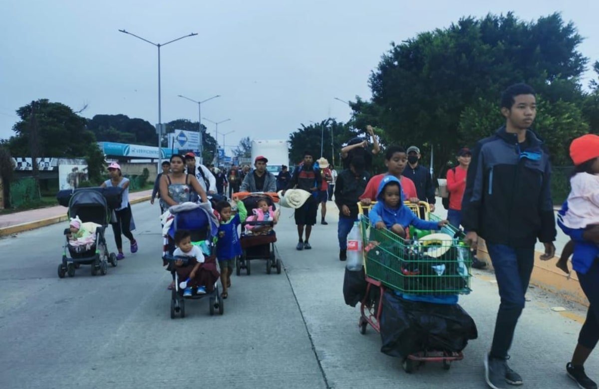 Parte caravana de Veracruz a CDMX