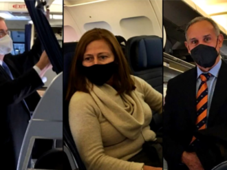 Secretarios de Estado se adelantan en vuelo comercial para Cumbre en Washington