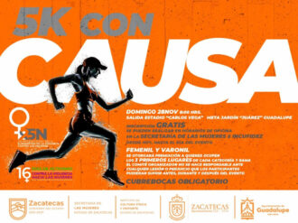 Realizará Gobierno de Zacatecas Carrera 5K con causa 25N para concientizar sobre la violencia contra las mujeres