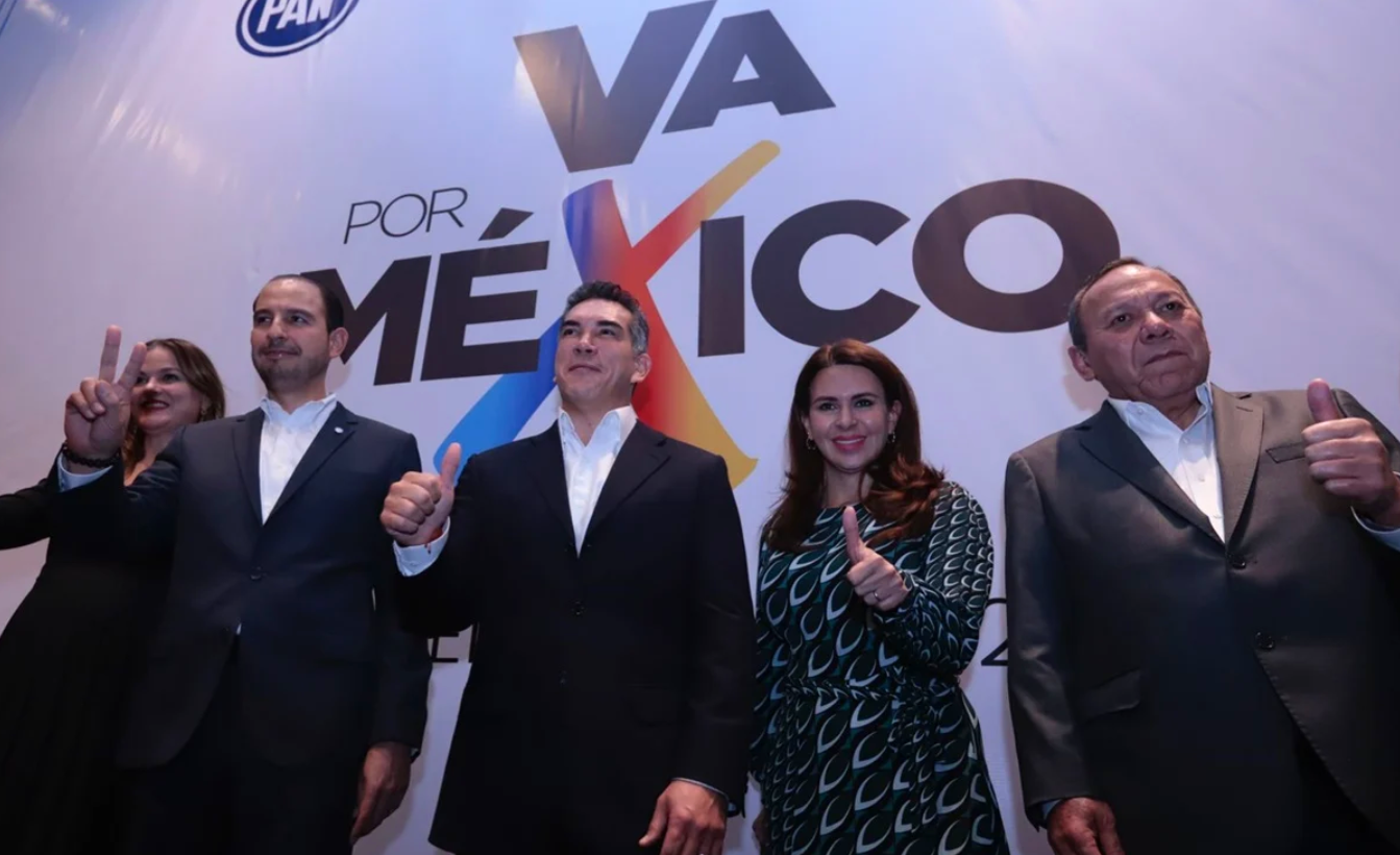 Anuncia Va por México alianza en 4 entidades para 2022